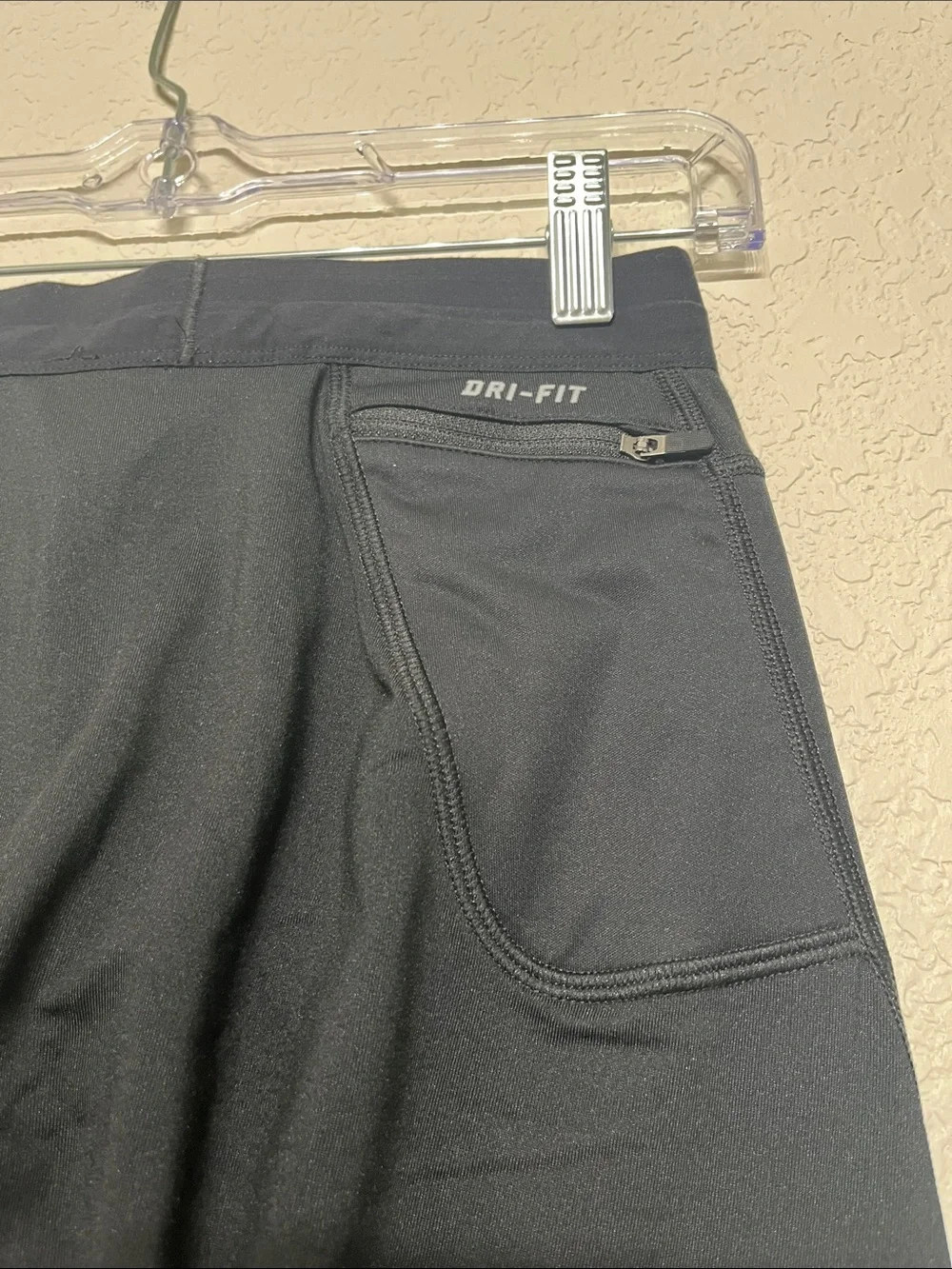 Nike DRI-FIT Black Mens Size Small Running Leggings